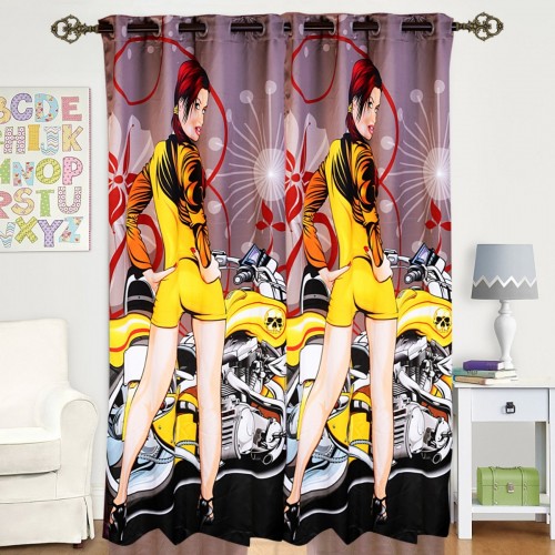 Latest 3D Digital Printed Curtain A1 49 (2)
