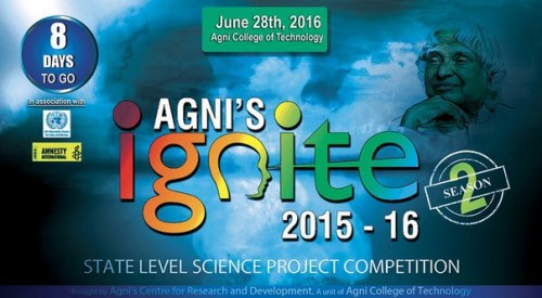 Agni College of technology are Realizing the Dream of Our Beloved Dr. APJ Abdul Kalam.