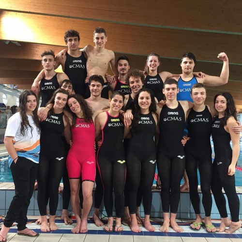 Swim.fins50 Calypso girls in Lignano Sabbiadoro, Italian championship