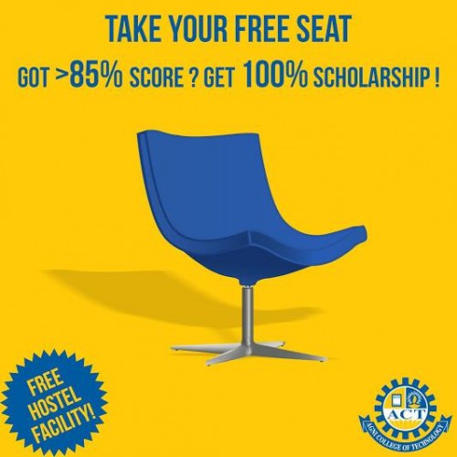 100% Scholarship at Agni College of Technology.