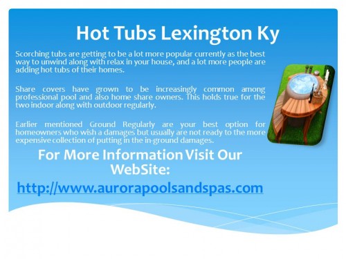 Hot tubs lexington ky