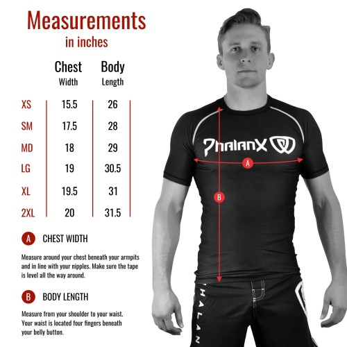 Sizing Chart Mens Shirt