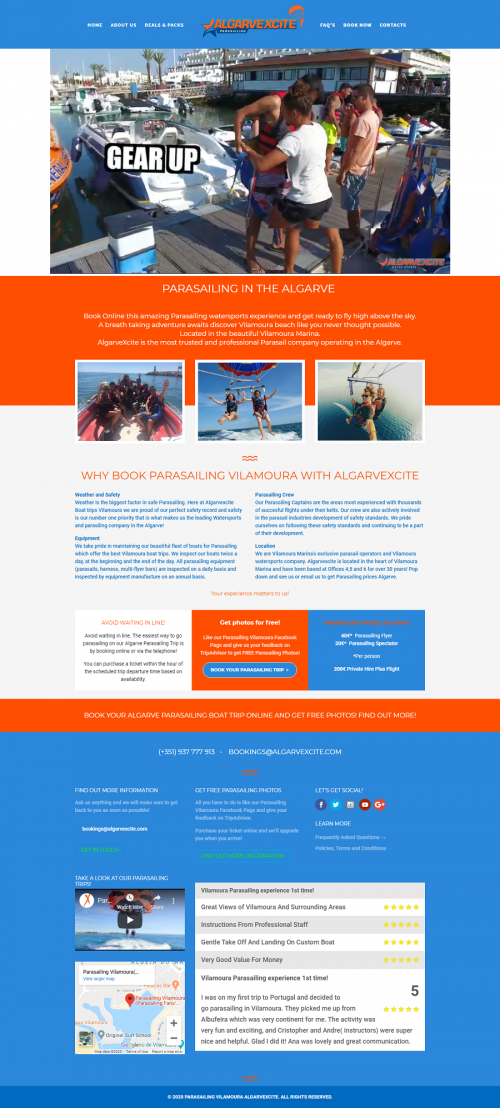 Parasailing Vilamoura is the best Parasailing Boat Trips in Vilamoura, Algarve! Join us on this Parasailing Boat Trip in Vilamoura, Algarve and get Free Photos!

Parasailing Vilamoura offer the best Parasailing Boat Trips in Vilamoura, Algarve! Our Parasailing Captains are the Algarve’s most experienced in the business and our crew is also very actively involved in the Parasailing industry development and safety standards. We pride ourselves on maintaining our equipment and all of our custom built parasailing boats are inspected on a daily basis. We are also very proud of our safety record on Parasailing trips. Safety is our number one priority when it comes to the Parasailing activity, making us the longest running Parasailing company in the Algarve with over 30 years of Parasailing experience! We look forward to seeing at Vilamoura Marina for some safe fun in the sun!For more information get in touch with us at (+351) 937 777 913 or contact us at bookings@algarvexcite.com.


#FaroWatersports #parasailingalgarve #boattripinvilamoura #parasailingvilamoura #parasailingvilamoura.com #AlgarveParasailing #BoatTripVilamoura #BoatTripsinVilamoura #ParasailingBoatTripVilamoura #ParasailinginVilamoura #ParasailingintheAlgarve #ParasailingexperienceVilamoura #ParasailingPricesAlgarve #ParasailingPricesVilamoura #ParasailingPricesFaro #parasailingvilamoura #ParasailingVilamouraMarina 

Web:- http://www.parasailingvilamoura.com/