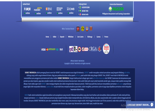 There are various other Sbobet Mobile sports wagering bodies such as Sports Betting Champ and Sports Betting Professor that have operated quite 
properly for several eager gamblers.

#SbobetMobile #SbobetMobileIndonesia #LinkAlternatifSbobet

Web:http://112.140.186.87/~sbobetmobile/