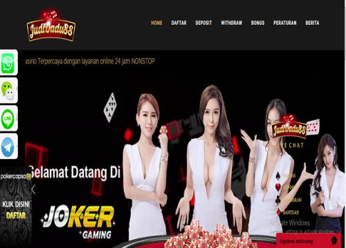 If you have something that you know can not be beaten, ensure that you gain what it merits. Surely when four aces pop direct into your hand, don't bet minor, don't leave the table with 

change in your pocket. In case you have it, use it situs judi bola resmi dan terpercaya. Take Texas Hold them, for example. 

#judibola #agenjudibola #daftarjudibola #agenSbobet

Web: http://judidadu88.me/