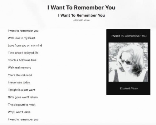 I Want To remember You