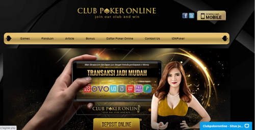 You will definitely end up being in a position to see the cards of your opposition for you to take be an aid to take your current following action throughout recommendations to win your own personal 

cards video game. This process, an individual get a experience for the qq on-line video game as very well as attain decide regardless of whether you like the idea in advance of investing your 

money on it.

#judipoker    #capsasusun    #PokerDepositGopay    #PokerDepositPulsa

Web: https://clubpokeronline.id/