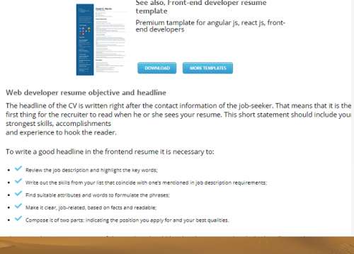 IT Guy Resumes will additionally leave the visitor who would like to know a lot more. You intend to provide simply sufficient information to trigger them right into activity.

Web: https://www.itguyresumes.com/

#webdeveloperresume  #ITGuyResumes  #resumesamples  #resumeservices  #webdeveloperresume   #frontenddeveloperresume