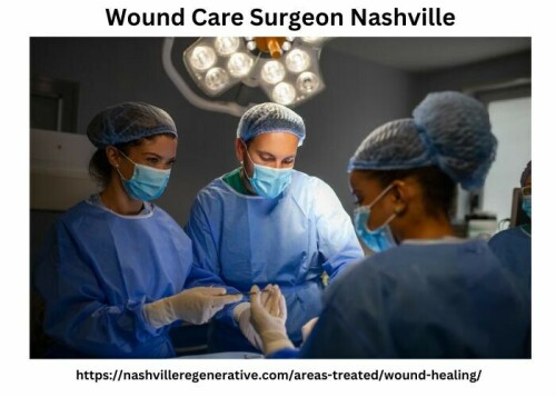 Welcome to Nashville Regenerative Orthopedics! Our wound care surgeons are fully dedicated to providing top-notch care in a relaxed setting. We provide specific treatment packages to hasten your recovery. To know more details, visit our website. https://nashvilleregenerative.com