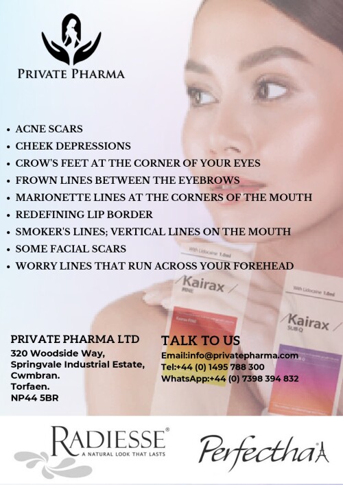 Do you live in the cwmbran, and are you interested in a treatment that has been proven to grow hair on your face? We at private pharma have the perfect solution for you. Our genuine hyaluronic acid injections face is a great way to grow hair on your face. The injections are quick, easy, and painless.

https://www.privatepharma.com/uk/belotero-balance-1x1ml.html