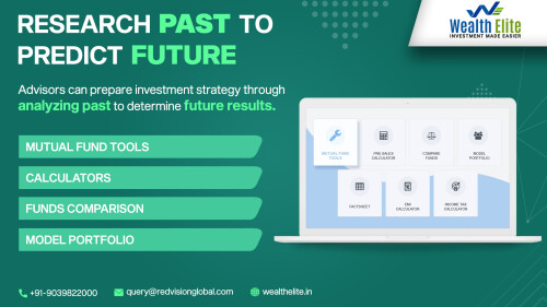 The research is essential before investment as to assess the previous performance of schemes through Mutual fund Software that assist in performing accurate research before investing the funds of clients. For more information, visit https://wealthelite.in/