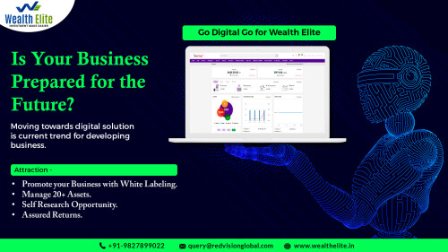 To ease the operation and improve the accuracy of the work the businesses need Mutual Fund Software that helps them in delivering the services to the clients and reduces the cost. For more information, visit https://wealthelite.in/