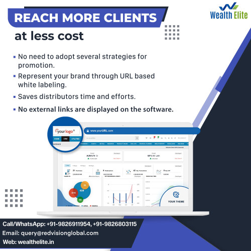 The feature of employee management is provided to effectively regulate the staff of the distributors firm as the Mutual Fund Software provides the facility to create login for each employee to allow authorized access. For more information, visit https://wealthelite.in/