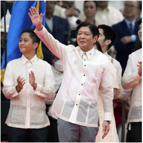 President Ferdinand Marcos Jr. in Contemporary Barong