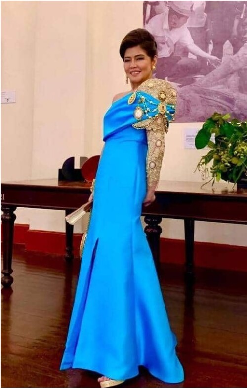 Senator Imee Marcos’ Teal Gown
