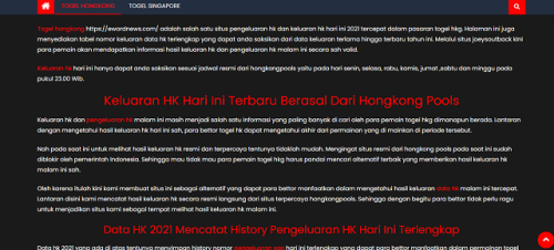 Some would opt for the numbers that have not come out in the past attracts as well as some would opt for those numbers that commonly pengeluaran hk appear. One method for you to establish this is the use of lotto wheels.


#togelhongkong #pengeluaranhk #keluaranhk #datahk

Web:  https://ewordnews.com/