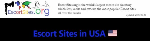 In this day and age getting laid is in the need of every adult regardless of your age, According to the latest studies, almost 75% of all adult Americans have sex at least once a month. It should come to no surprise there are nearly 1 million active escorts listed on different escort sites in the USA.

Visit us: https://escortsites.org/usa