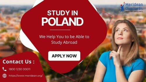 MOEC provides the best consultation services for students who want to pursue their higher education in Poland. Apply for the top-ranking universities and colleges in Poland, find the best courses, and learn about scholarships with the best study abroad consultants for Poland.
https://www.meridean.org/study-in-poland