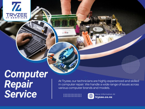 Reputable computer repair services in New Zealand understand the importance of your computer and strive for fast yet thorough repairs. When your computer starts acting up—whether it’s running slow, won’t turn on, or is infected with a virus—getting it repaired becomes a top priority. 

Official Website: https://tryzee.co.nz/

Click Here for More Information: https://tryzee.co.nz/computer-repair-service/

Tryzee IT Services
Address: 57 Broadway, Matamata 3400, New Zealand
Phone: +64221697482

Google Map: http://maps.app.goo.gl/TGA973gFWjAX6Qde6

Our Profile: https://photouploads.com/tryzee

More Photos: 

https://tinyurl.com/22glvj33
https://tinyurl.com/2xuwwfpn
https://tinyurl.com/29xa5uds
https://tinyurl.com/25mzz44o