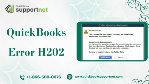 QuickBooks Error H202 occurs when the software cannot connect to the company file located on another computer, often due to network or hosting configuration issues. This error prevents users from switching to multi-user mode, disrupting workflow and collaboration. Common causes include incorrect DNS settings, firewall blockages, or missing server services. To resolve it, ensure hosting is enabled on the server and use QuickBooks File Doctor. If you're still experiencing issues, expert help is just a call away. Contact QuickBooks Support at +1-866-500-0076 for step-by-step assistance in fixing Error H202 and restoring full functionality.