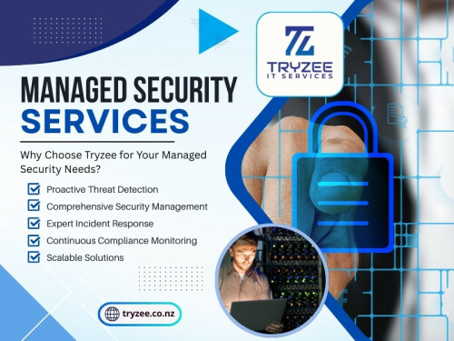 Many organizations mistakenly assume that cloud platforms are secure "by default." In reality, Managed Security Services in New Zealand are just as critical as the cloud infrastructure. In 2025, securing your cloud environment isn’t optional — it’s an essential business survival strategy.

Official Website: https://tryzee.co.nz/

Tryzee IT Services
Address: 57 Broadway, Matamata 3400, New Zealand
Phone: +64221697482

Google Map: http://maps.app.goo.gl/TGA973gFWjAX6Qde6

Our Profile: https://photouploads.com/tryzee

More Photos: 

https://v.gd/kDdWn8
https://v.gd/IlESwJ
https://v.gd/1Cahkz
https://v.gd/9SUwHu