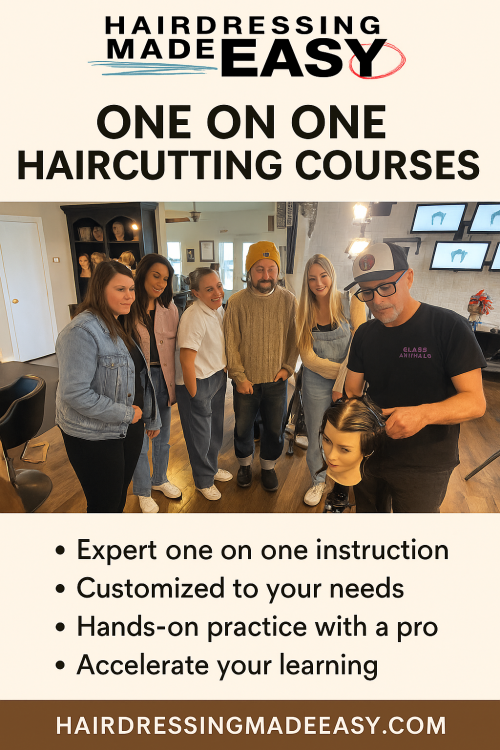 One on One Haircutting Courses Hairdressing Made Easy