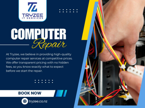 When your computer starts acting up, rolling up your sleeves and fixing it yourself is tempting. However, understanding when to attempt a DIY fix and when to call a professional Computer Repair Service in New Zealand can save you time, money, and frustration.

Official Website: https://tryzee.co.nz/

Click Here for More Information: https://tryzee.co.nz/computer-repair-service/

Tryzee IT Services
Address: 57 Broadway, Matamata 3400, New Zealand
Phone: +64221697482

Google Map: http://maps.app.goo.gl/TGA973gFWjAX6Qde6

Our Profile: https://photouploads.com/tryzee

More Photos: 

https://is.gd/xNMF30
https://is.gd/kowe3A
https://is.gd/iZD6vc
https://is.gd/nRA1Ik