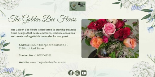 Surprise your loved ones with birthday flowers delivery in Orlando, FL. Fresh blooms, fast service, and beautiful arrangements from The Golden Bee Fleurs. Visit: https://thegoldenbeefleurs.com/flowers/birthday.html