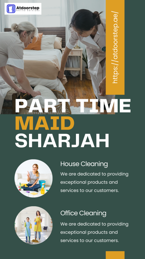 Experienced and reliable part time maid Sharjah, dedicated to providing top-notch cleaning services. Let me help you create a more organized and peaceful living space. Book your cleaning service now at atdoorstep and let's make your home sparkle.
call at: +97145864033
Website: https://atdoorstep.ae/sharjah/maid-service
