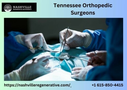 Experience the best orthopedic care available at Nashville Regenerative Orthopedics. With a dedication to regenerative medicine, our team of highly qualified Tennessee orthopedic surgeons ensures that you receive individualized, excellent care. Restore your active lifestyle and prioritize your well-being with our all-inclusive and efficacious solutions. For more info - https://nashvilleregenerative.com/