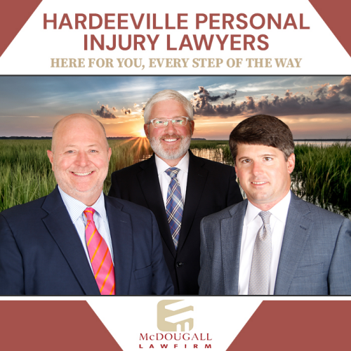 McDougall Law Firm, LLC.

22889 Whyte Hardee Blvd Hardeeville SC 29927 United States
(843) 305-3975
http://www.mcdougalllawfirm.com/

With deep roots in the Hardeeville, South Carolina community, McDougall Law Firm, LLC has proudly served as a trusted personal injury attorney firm for more than fifteen years. Whether you seek answers to legal queries or require support during the litigation process, we consider it an honor to assist you. In Hardeeville, SC, McDougall Law Firm, LLC specializes in various facets of personal injury law, encompassing car accidents, truck accidents, premises liability, dog bites, workers' compensation, and medical malpractice. Our expertise spans across these practice areas, ensuring that you receive comprehensive and tailored legal representation tailored to your specific needs.
