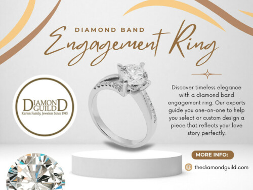 Diamond Band Engagement Ring