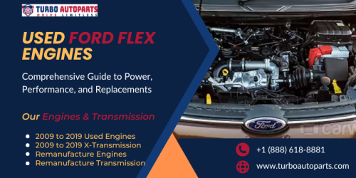 The Ford Flex is a vehicle that truly stands out in a crowd. But beneath its distinctive exterior lies a heart that defines its capabilities. the engine. Understanding the different powertrains offered throughout its lifespan, along with their characteristics and where to find reliable replacements, is key for any Flex owner or enthusiast. 

Read More :- https://turboautoparts.com/blog/how-can-i-get-a-quality-used-ford-flex-engine-online