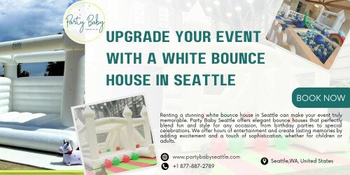 White Bounce House Seattle