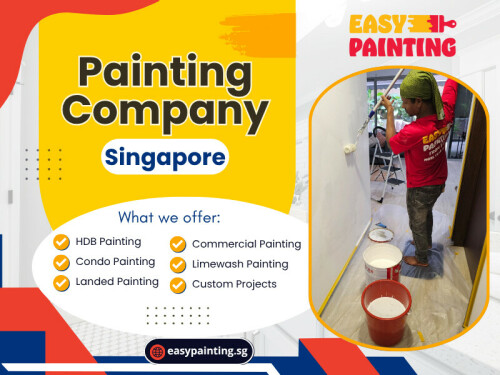 If you're thinking about upgrading your living environment, don't overlook the power of paint. Choose a trusted painting company Singapore or painting contractor in Singapore, and let the transformation begin.

Visit Our Website: https://easypainting.sg/

Easy Painting SG

Address: 31 Jurong West Street 41. Tower 2D, #01-33, Singapore 649412
Phone: +65 8788 3388

Our Profile: https://photouploads.com/easypaintingsg

See More:

https://v.gd/SuCFjV
https://v.gd/I7GdKs
https://v.gd/ymDG8a
https://v.gd/bkPul0