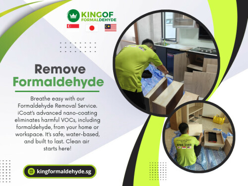 There are many cleaning companies, but very few focus only on formaldehyde. A regular air purifier or cleaning service may help a little—but they won’t fix the root of the problem.Specialized formaldehyde removal SG companies like KingFormaldehyde.sg know how to treat this issue properly. Their trained staff and advanced tools offer long-lasting solutions—not just surface-level fixes.

Official Website: https://kingformaldehyde.sg

Address: 3 Duku Lane,Singapore 429304,RI Services Pte Ltd

Phone: +65 8788 3388

Our Profile: 

https://photouploads.com/kingformaldehyde

More Links: 

https://tinyurl.com/229g7dma
https://tinyurl.com/28uwgx7z
https://tinyurl.com/25k7s6ve
https://tinyurl.com/2c8o3qgm