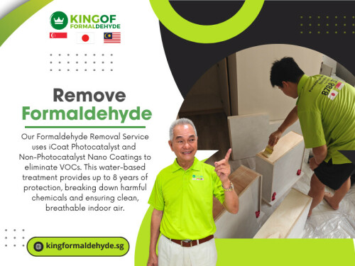 When these materials are new, they release formaldehyde into the air. This is called “off-gassing.” The process happens slowly, so formaldehyde stays in the air for weeks or even months after a home is finished. That’s why formaldehyde removal is critical for new homes.

Official Website: https://kingformaldehyde.sg

Address: 3 Duku Lane,Singapore 429304,RI Services Pte Ltd

Phone: +65 8788 3388

Our Profile: 

https://photouploads.com/kingformaldehyde

More Links: 

https://tinyurl.com/283z2zdh
https://tinyurl.com/229g7dma
https://tinyurl.com/25k7s6ve
https://tinyurl.com/2c8o3qgm