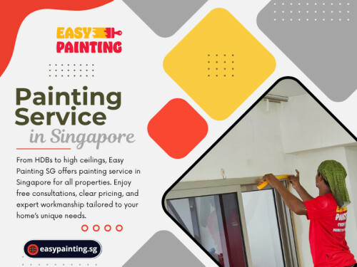 Preparing your home properly can make the entire process smoother, faster, and cleaner. Whether you're doing a full makeover or just freshening up, this guide will show you how to get ready for a painting service in Singapore the right way.

Visit Our Website: https://easypainting.sg/

Easy Painting SG

Address: 31 Jurong West Street 41. Tower 2D, #01-33, Singapore 649412
Phone: +65 8788 3388

Our Profile: https://photouploads.com/easypaintingsg

See More:

https://v.gd/sq5ZEC
https://v.gd/cqFA6E
https://v.gd/r1weB2
https://v.gd/toAw3k
