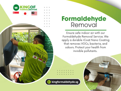 If you've recently moved, bought new furniture, or feel unwell at home, consider getting a professional formaldehyde removal SG service. It’s a small step that makes a big difference.Visit today to learn more or book your inspection.

Official Website: https://kingformaldehyde.sg

Address: 3 Duku Lane,Singapore 429304,RI Services Pte Ltd

Phone: +65 8788 3388

Our Profile: 

https://gifyu.com/kingformaldehyde

More Links: 

https://is.gd/96VrPr
https://is.gd/qB34le
https://is.gd/51o8EN
https://is.gd/fw9DrH