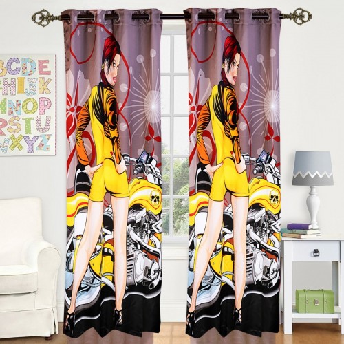 Latest 3D Digital Printed Curtain A1 49 (1)