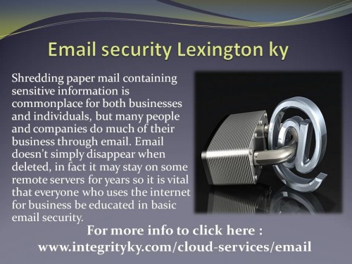 Email security Lexington ky