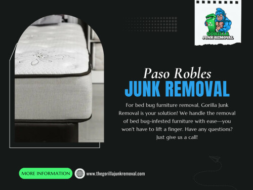 The holiday season in Paso Robles is full of joy, family gatherings, and beautiful decorations. But once the celebrations end, many residents face the inevitable challenge—post-holiday clutter. From piles of gift wrap to broken décor and unwanted furniture, your home can quickly become overwhelmed. That’s where Paso Robles junk removal services come in handy.

For More Information: https://www.thegorillajunkremoval.com/junk-removal-paso-robles

Address: 4685 Almond Dr, Templeton, CA 93465, United States

Phone: 805-712-6218

Find Us On Google Map: https://maps.app.goo.gl/eaiebS9L9Ly76RCy8

Read Our Blogs:

https://thegorillajunkremoval.weebly.com/
https://thegorillajunkremoval.mystrikingly.com
https://thegorillajunkremoval.medium.com

Related Links:
https://beacons.ai/thegorillajunkremoval
https://linktr.ee/thegorillajunkremoval
https://c8ke.com/thegorillajunkremoval
https://gravatar.com/thegorillajunkremoval

Related Tags:

#JunkRemovalPasoRobles
#PasoRoblesJunkRemoval
#PasoRoblestrashpickup
#PasoRoblestrashservice
#JunkpickupPasoRobles