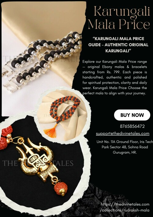 “Karungali Mala Price Comparison – Choose the Right One”
