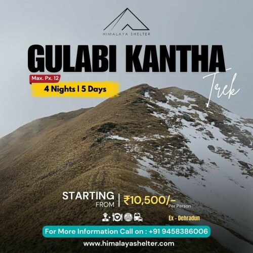 Gulabi kantha trek ₹10500