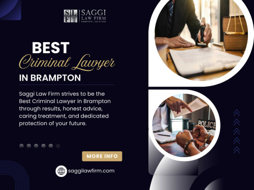 If you are seeking the Best Criminal Lawyer In Brampton, ask who will be responsible for court appearances, negotiations, and trial preparation. You should know who your main point of contact is and how involved the senior lawyer will be throughout the case.

Contact :   Saggi Law Firm
Address:  2250 Bovaird Dr E Unit 401, Brampton, ON L6R 0W3
Phone: 647-983-6720

Read Our Blog: 

https://bramptoncriminallawyers.weebly.com/brampton-lawyer/brampton-lawyers

https://criminallawfirmstoronto.medium.com/criminal-lawyer-brampton-ontario-6b0a2011dab7

https://all4webs.com/saggilawfirm/criminallawyernearme2.htm

More Links:
https://c8ke.com/saggilawfirm
https://gravatar.com/criminallawfirmstoronto
https://medium.com/@criminallawfirmstoronto
