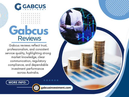 Transparency in updates, documentation, and explanation has a great impact on how investors perceive results. Many Gabcus reviews highlight communication quality as a key reason for sustained confidence.

Contact : Gabcus Investment

Address:  Suite 5, 90 Harris Street
Harris Park NSW 2150, Australia.

Phone: +61 2 8000 0297

Read Our Blog:
https://gabcusinvestmentau.systeme.io/
https://gabcusinvestments.wordpress.com/
https://gabcusinvestmentau.medium.com/gabcus-investment-d05f690fd4d3


More Links:
https://gabcusinvestment.start.page
https://www.magcloud.com/user/gabcusinvestment
https://www.reddit.com/user/gabcusinvestment/