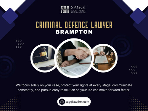Your lawyer will review the charge(s), any available information, and the circumstances surrounding the investigation. Even at an early stage, there may be legal issues worth addressing, such as unlawful searches or procedural errors.
A Criminal Defence Lawyer Brampton begins identifying weaknesses in the case from day one.

Contact :   Saggi Law Firm
Address:  2250 Bovaird Dr E Unit 401, Brampton, ON L6R 0W3
Phone: 647-983-6720

Read Our Blog: 

https://criminallawfirmstoronto.blogspot.com/2026/02/top-criminal-lawyer-brampton.html

https://mandeepsaggisocial.wixsite.com/saggilawfirm/post/criminal-defence-lawyer-brampton

https://bramptoncriminallawyers.weebly.com/brampton-lawyer/brampton-lawyers

More Links:
https://beacons.ai/saggilawfirm
https://gravatar.com/criminallawfirmstoronto
https://vimeo.com/saggilawfirm