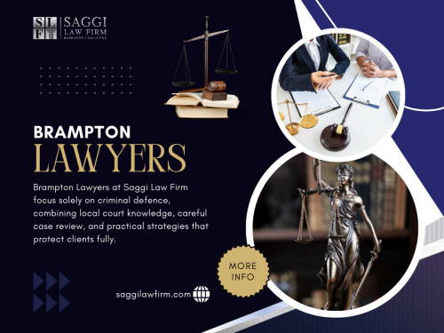 Whether you are meeting Brampton Lawyers for general advice or speaking directly with a Brampton Criminal Lawyer, bringing the right information allows the lawyer to assess your situation accurately and advise you more effectively. This checklist will help you walk into your consultation prepared and confident.

Contact :   Saggi Law Firm
Address:  2250 Bovaird Dr E Unit 401, Brampton, ON L6R 0W3
Phone: 647-983-6720

Read Our Blog: 
https://criminallawfirmstoronto.medium.com/criminal-lawyer-brampton-ontario-6b0a2011dab7
https://all4webs.com/saggilawfirm/criminallawyernearme2.htm
https://saggilawfirmv.yooco.org/law_firm_office_near_brampton

More Links:
https://beacons.ai/saggilawfirm
https://about.me/Mandeepsaggi
https://vimeo.com/saggilawfirm