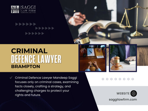 Knowing when to contact a Criminal Defence Lawyer Brampton residents trust can significantly affect how a case unfolds.

Contact :   Saggi Law Firm
Address:  2250 Bovaird Dr E Unit 401, Brampton, ON L6R 0W3
Phone: 647-983-6720

Read Our Blog: 
https://criminallawfirmstoronto.medium.com/criminal-lawyer-brampton-ontario-6b0a2011dab7
https://all4webs.com/saggilawfirm/criminallawyernearme2.htm
https://saggilawfirmv.yooco.org/law_firm_office_near_brampton


More Links:
https://beacons.ai/saggilawfirm
https://about.me/Mandeepsaggi
https://vimeo.com/saggilawfirm