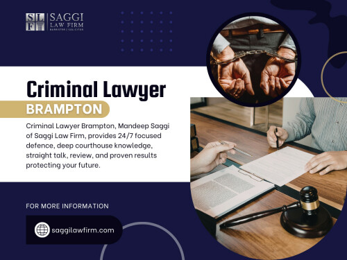 A Criminal Lawyer Brampton will argue for your release and propose reasonable conditions that protect your freedom while addressing the Crown’s concerns.

Contact :   Saggi Law Firm
Address:  2250 Bovaird Dr E Unit 401, Brampton, ON L6R 0W3
Phone: 647-983-6720

Read Our Blog: 

https://criminallawfirmstoronto.blogspot.com/2026/02/top-criminal-lawyer-brampton.html
https://mandeepsaggisocial.wixsite.com/saggilawfirm/post/criminal-defence-lawyer-brampton
https://bramptoncriminallawyers.weebly.com/brampton-lawyer/brampton-lawyers


More Links:
https://beacons.ai/saggilawfirm
https://gravatar.com/criminallawfirmstoronto
https://soundcloud.com/bramptoncriminal